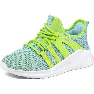 👑Girls Running Athletic Blue Sneakers Lace-up Tennis Comfortable Sports Shoes